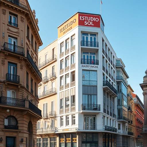 Edificio de TeleEstudio Sol, ubicado en el centro de Madrid